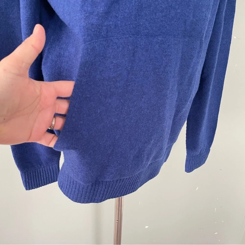 Everlane Men’s Blue hooded Wool sweater in Large NWT